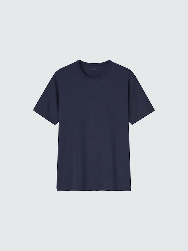 AIRISM COTTON CREW NECK T-SHIRT