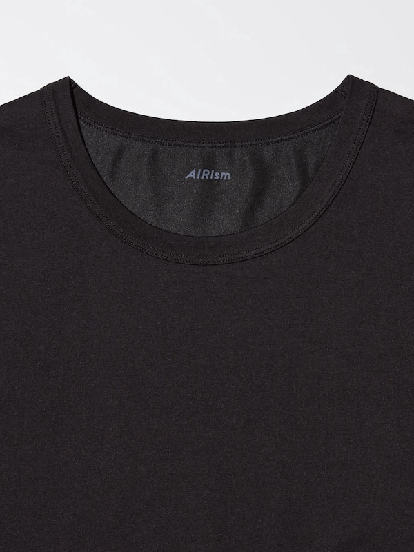 AIRISM COTTON CREW NECK T-SHIRT