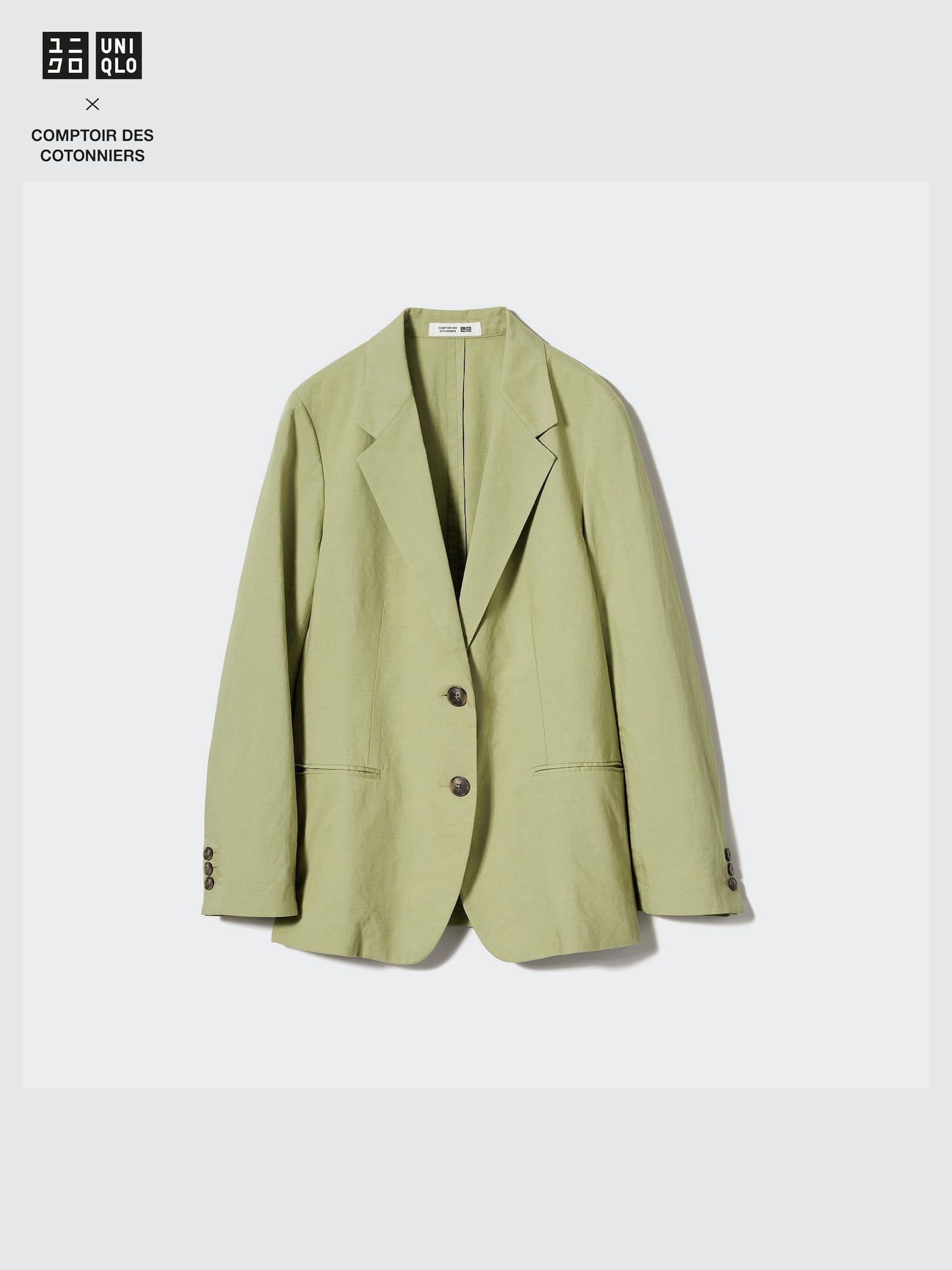 Women s Linen Blend Jacket UNIQLO IT