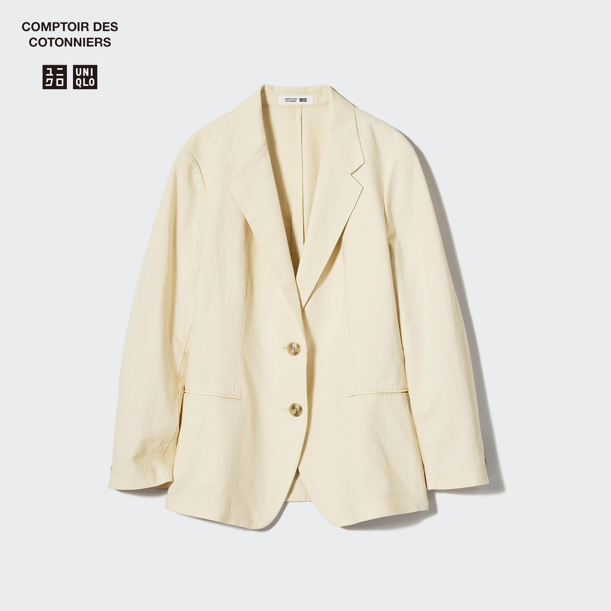 Linen-Blend Jacket