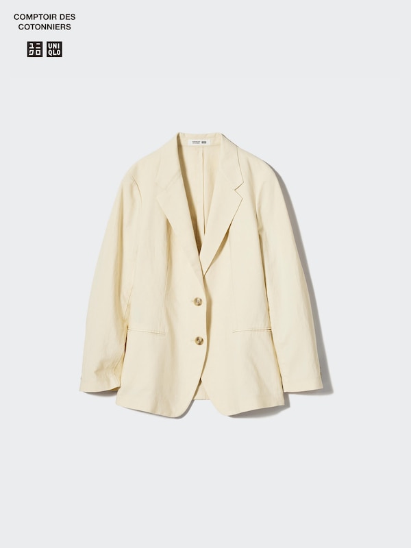 LINEN BLEND JACKET