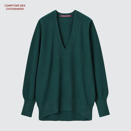 Comptoir des Cotonniers Kaschmir Pullover mit V-Ausschnitt