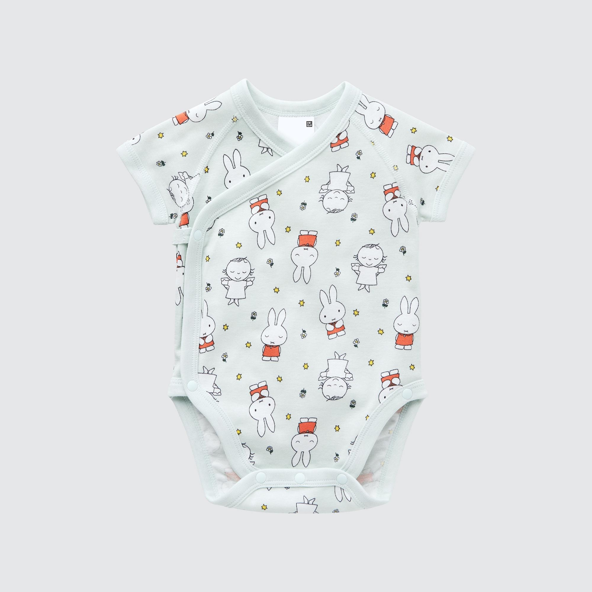 The Picture Book Collection Short-Sleeve Bodysuit (Open Front) (miffy
