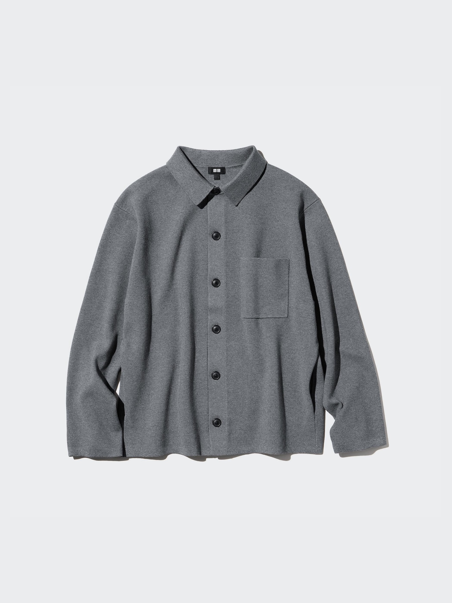 Men's MILANO RIBBED SHIRT COLLAR CARDIGAN | UNIQLO CA
