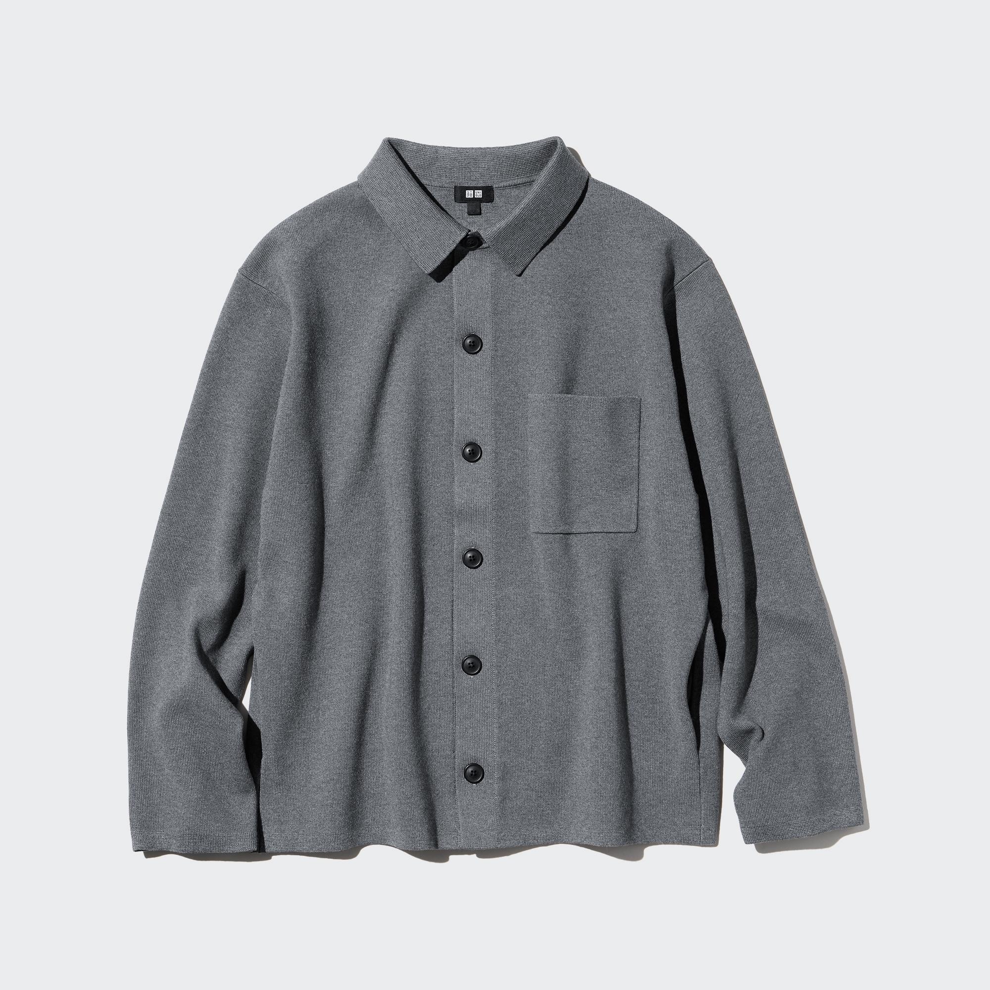 MILANO RIBBED SHIRT COLLAR CARDIGAN