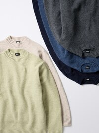 SOUFFLÉ YARN CREW NECK SWEATER