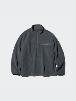 Fleece Oversized Half-Zip Jacket