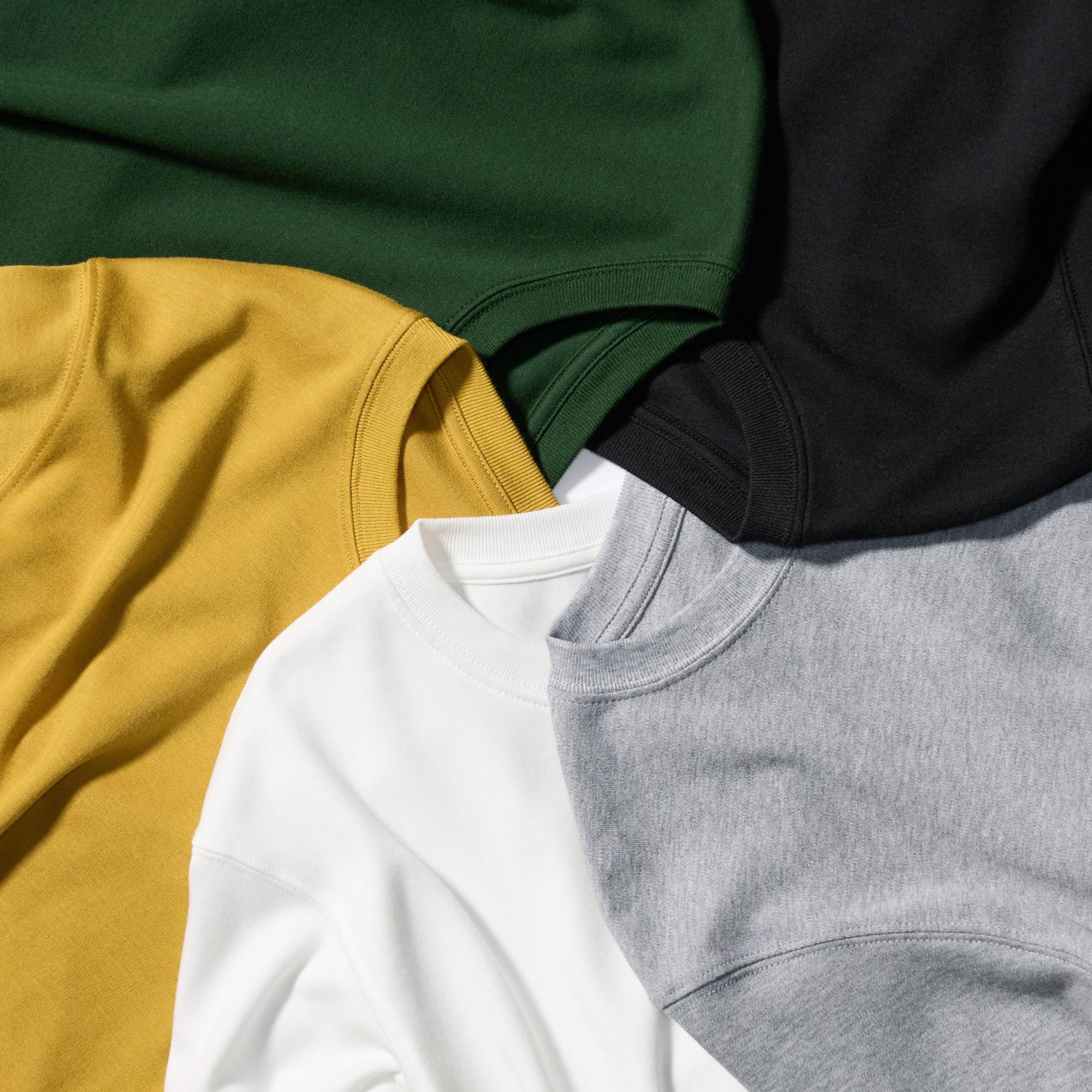 SOFT BRUSHED CREW NECK T-SHIRT | LONG SLEEVE