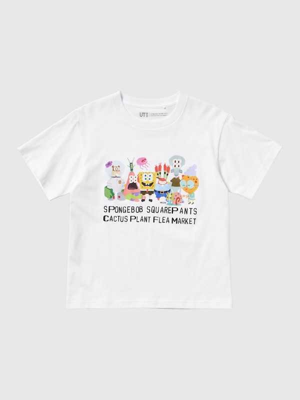 SpongeBob SquarePants Cactus Plant Flea Market UT Graphic T-Shirt