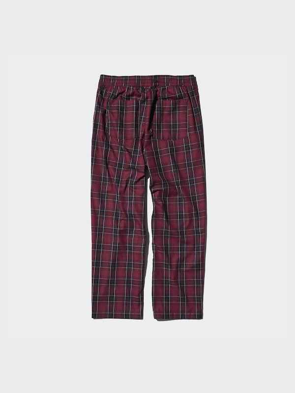 Flannel Easy Ankle Pants | Checked