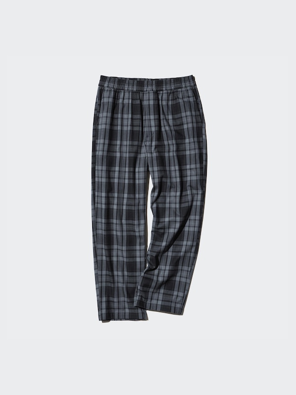 Flannel Easy Ankle Pants | Checked