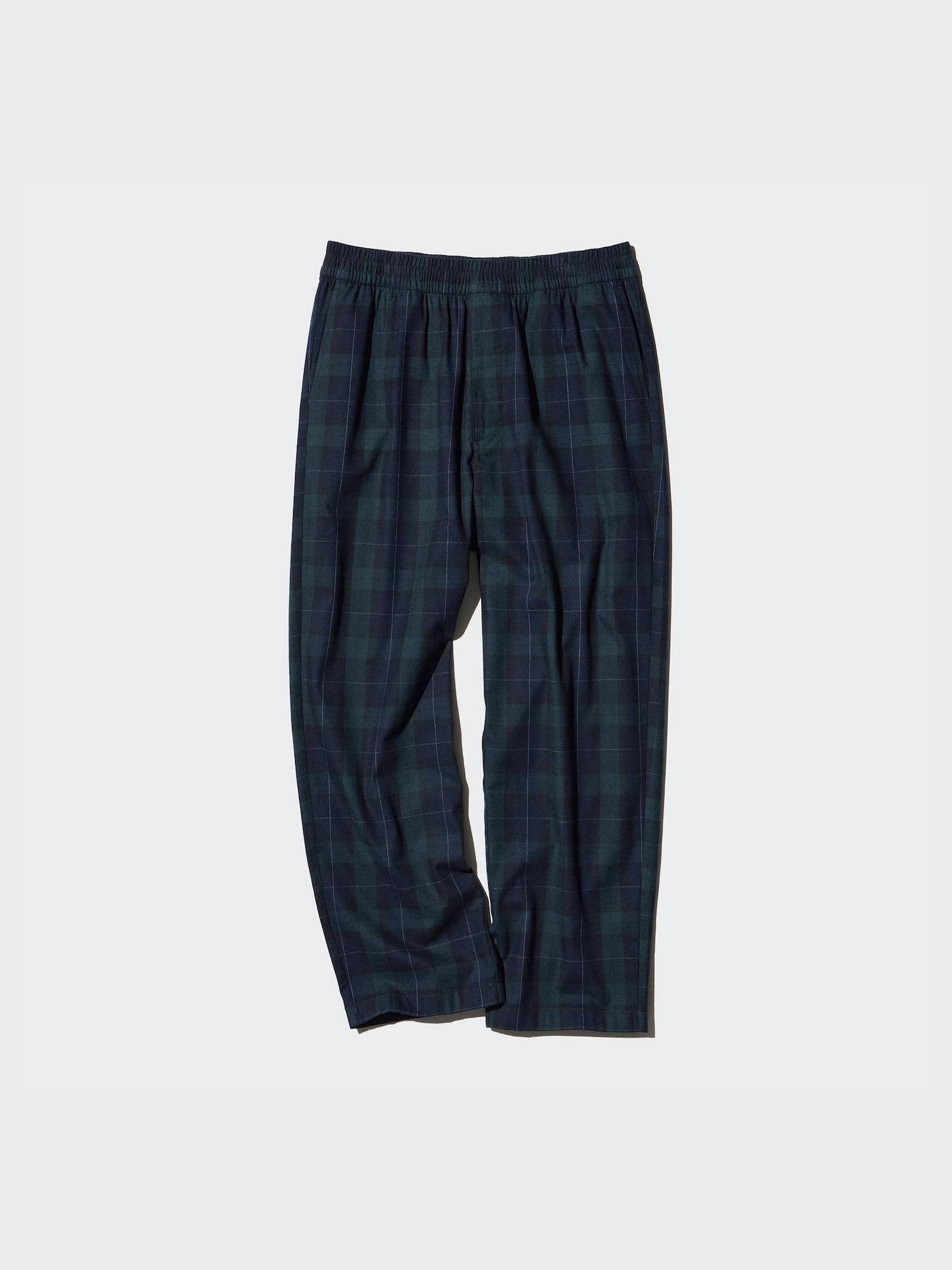 Flannel Easy Ankle Pants | Checked | UNIQLO US