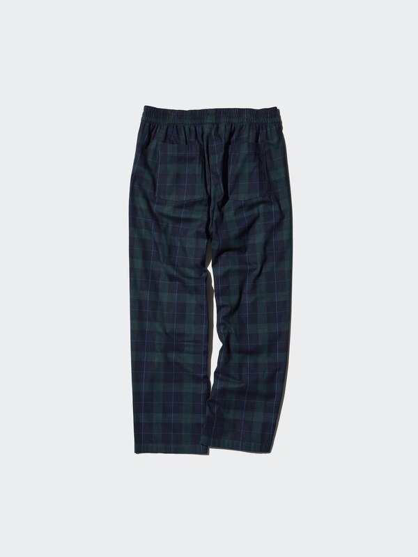 Flannel Easy Ankle Pants | Checked