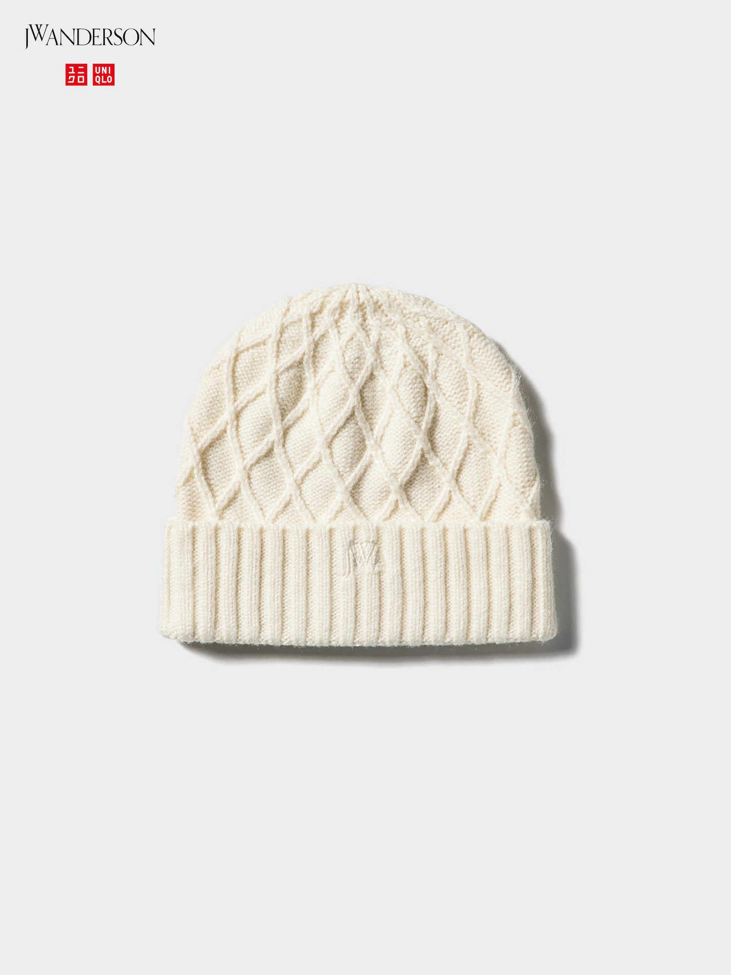 JW ANDERSON DIAMOND STITCHED HEATTECH BEANIE | UNIQLO AU