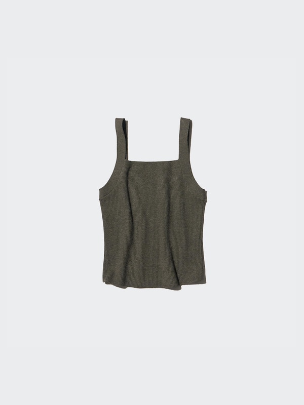 Washable Knit Ribbed Camisole Top
