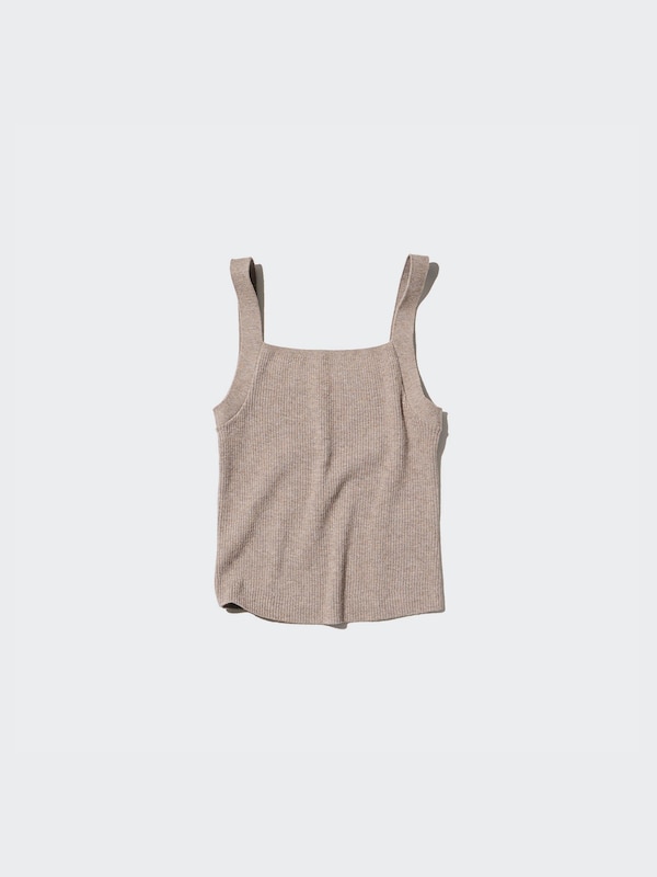 Washable Knit Ribbed Camisole Top