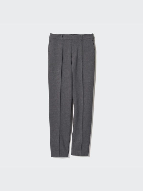 Smart Ankle Pants | 2-Way Stretch | Checked | Tall