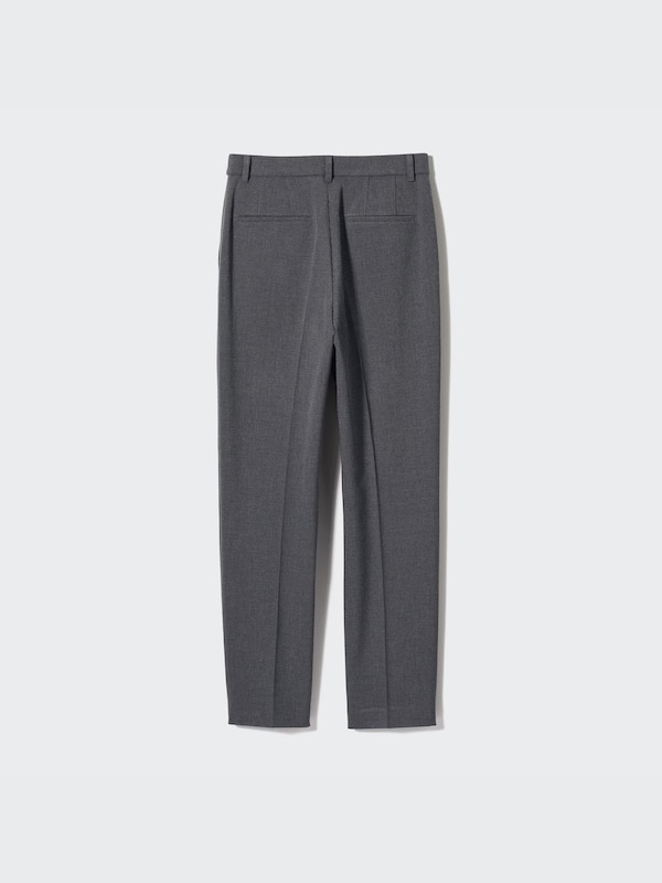 Smart Ankle Pants | 2-Way Stretch | Checked | Tall