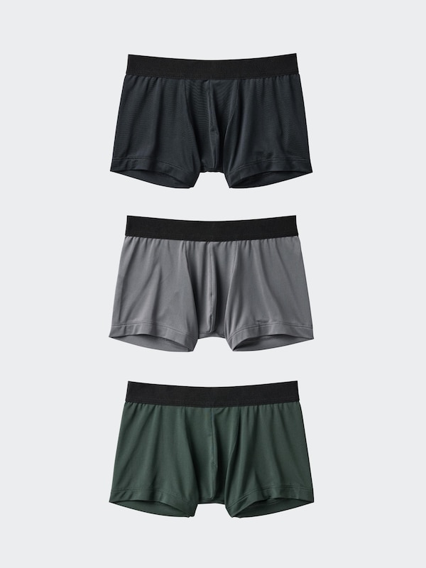 Boys AIRism Boxer Briefs (3 Pairs)