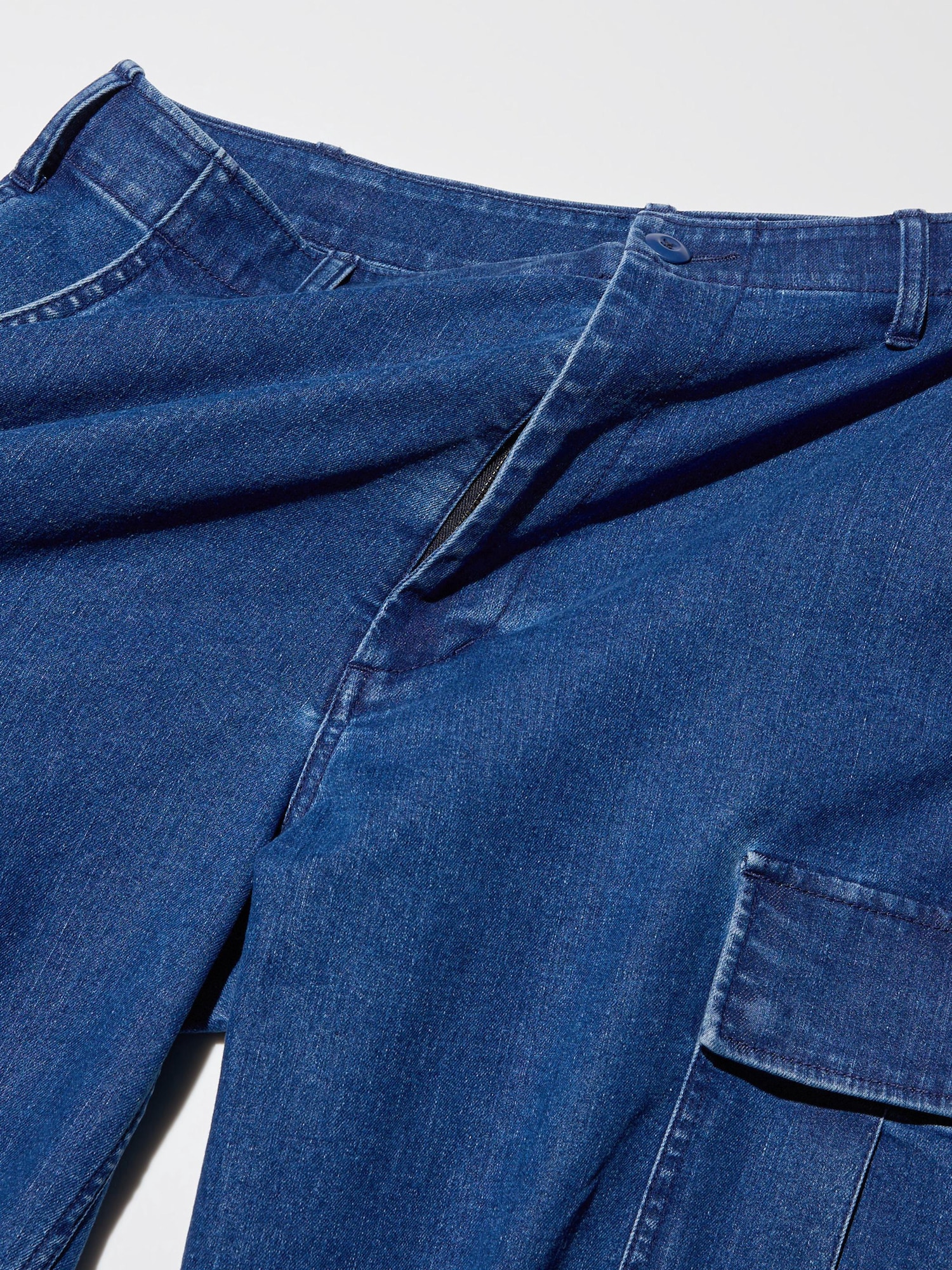 【YOURNUS】Info Wide Cargo Denim Wide Cargo Pants | Denim | UNIQLO US