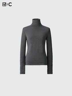 HEATTECH EXTRA WARM CASHMERE BLEND TURTLENECK T-SHIRT