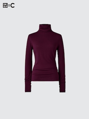 HEATTECH Extra Warm Cashmere Blend Turtleneck T-Shirt (Long Sleeve)