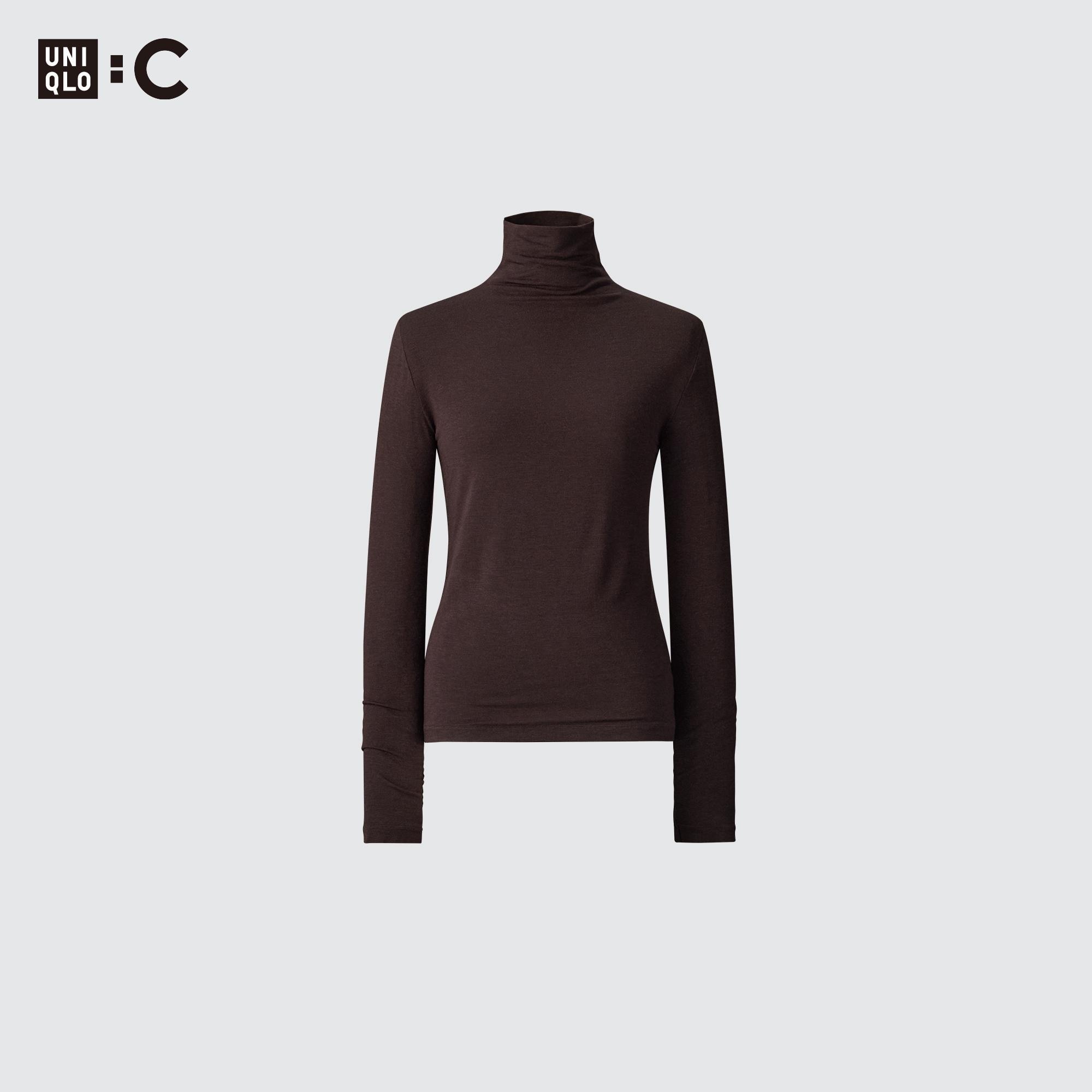 HEATTECH EXTRA WARM CASHMERE BLEND TURTLENECK T-SHIRT