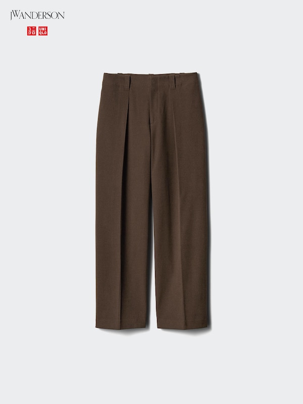 2WAY Pleated Straight Pants