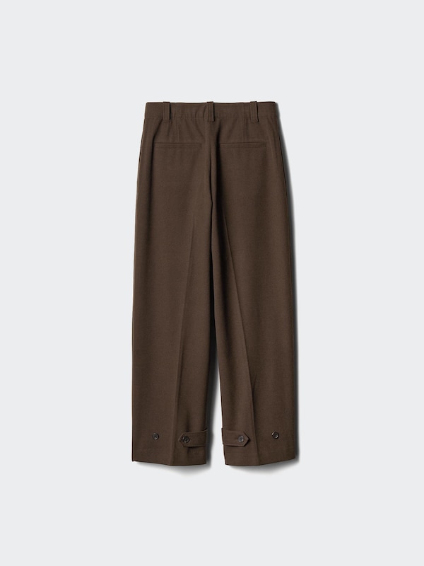 2WAY Pleated Straight Pants
