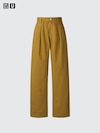 Denim Pleated Trousers