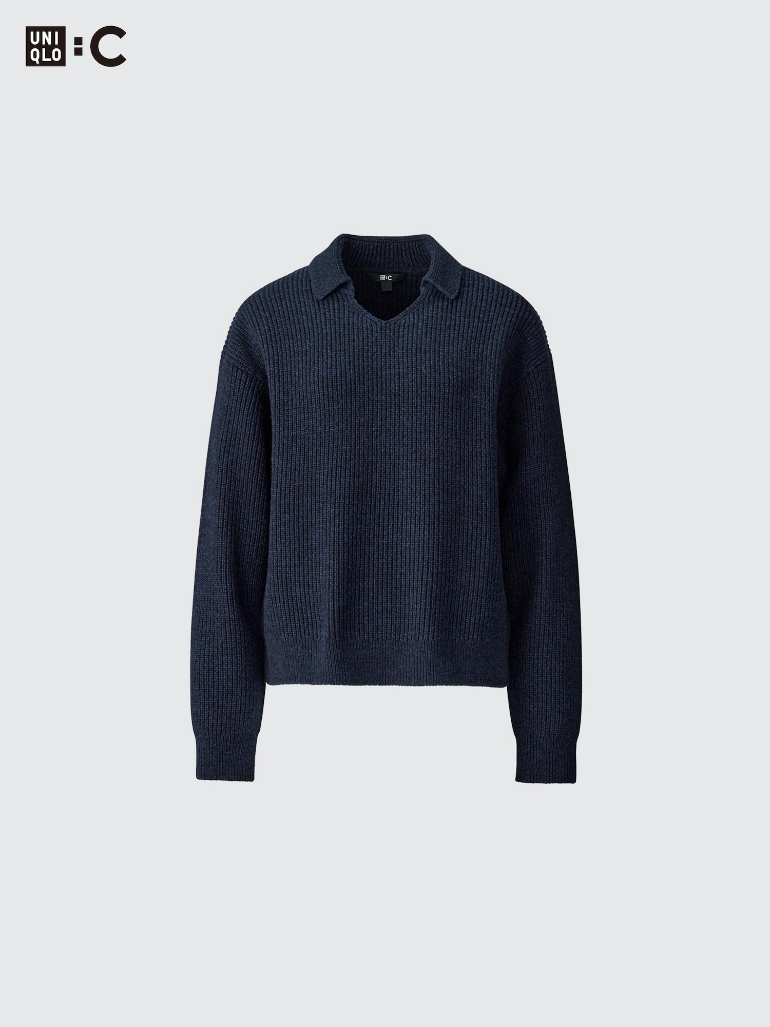 WOMEN'S MIX YARN POLO SWEATER | UNIQLO CA