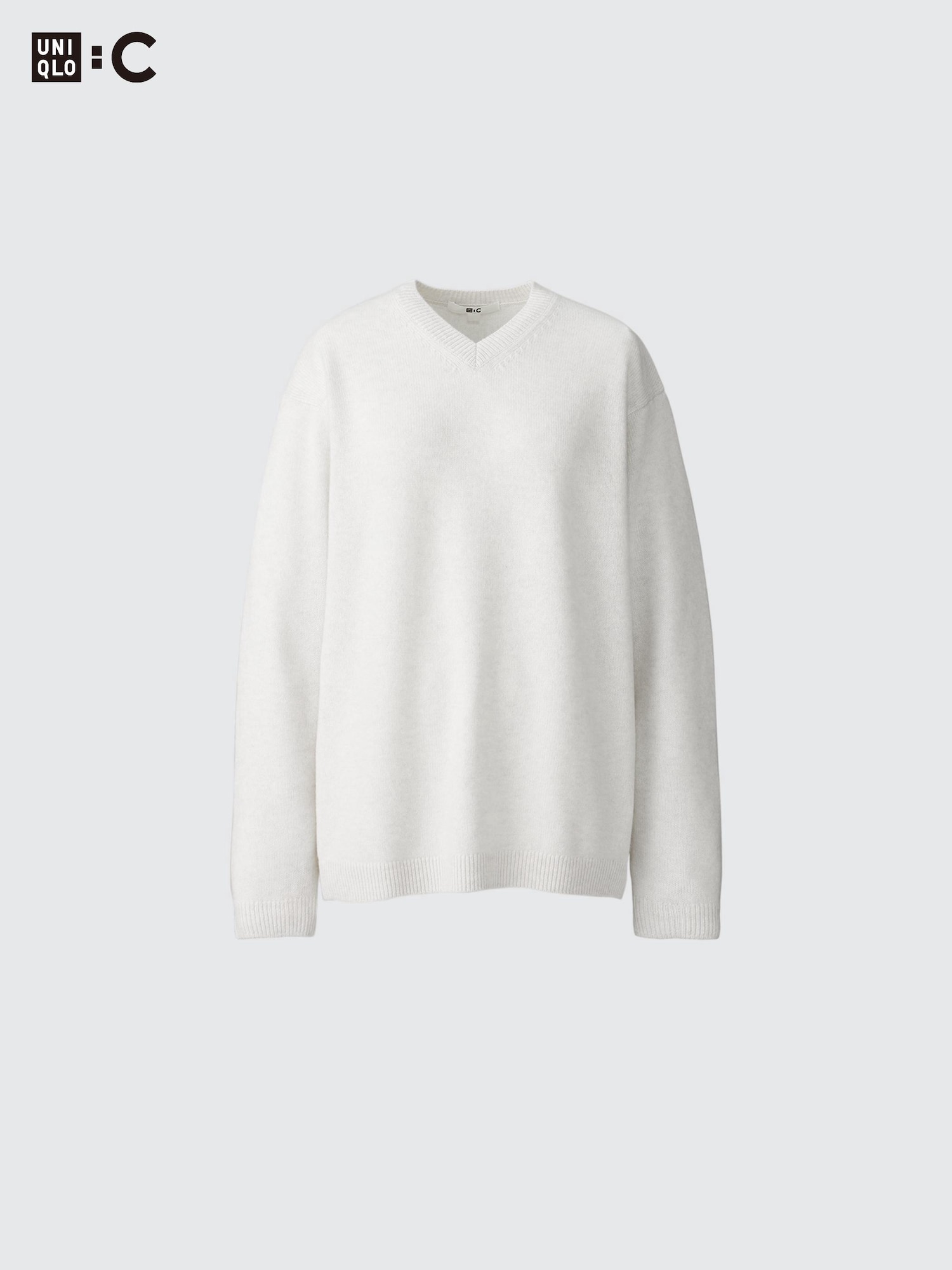 Women's Cashmere Relaxed V Neck Sweater | UNIQLO CA