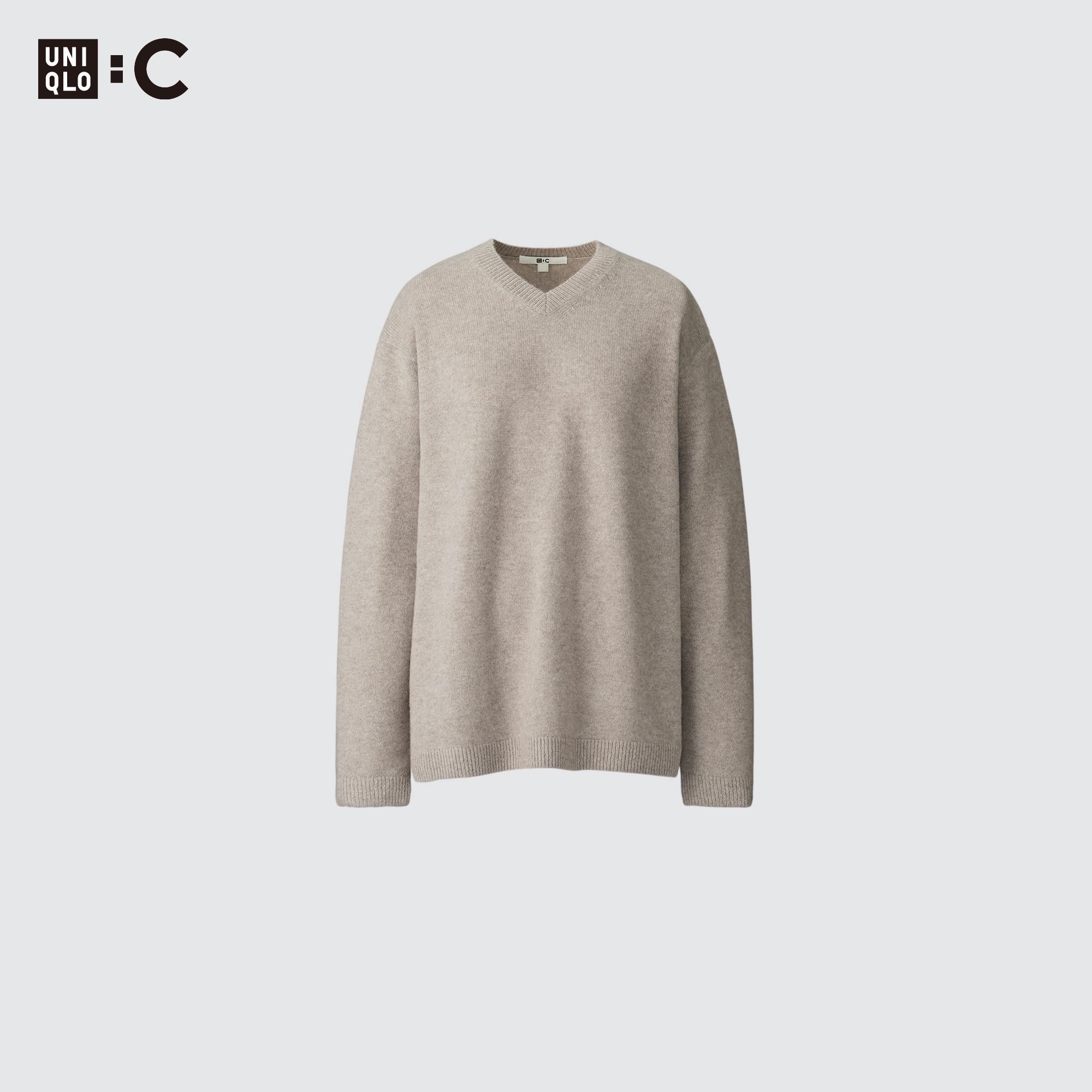 Cashmere Relaxed V-Neck Sweater