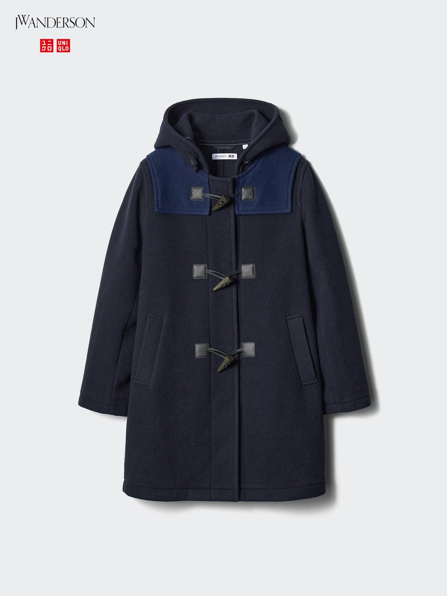 【BAON】[unisex] Merind Duffel Hood Coat unisex duffle coat black - malen | 60% - Asian Fashion
