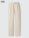 Corduroy Pleated Wide Pants