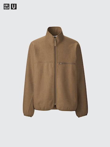 BRUSHED JERSEY ZIP UP BLOUSON