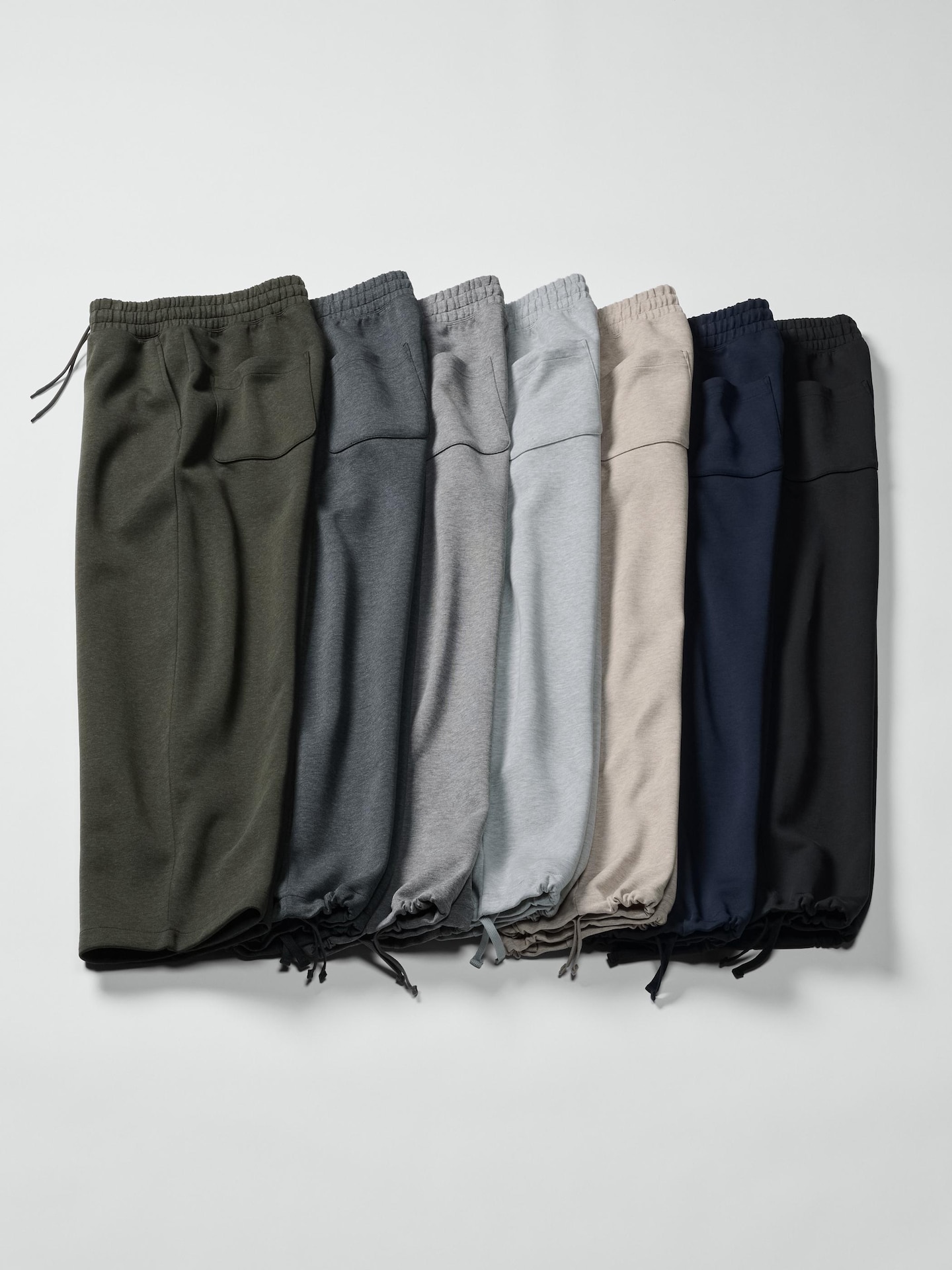 Широкие спортивные брюки Uniqlo, цвет: Бежевый — фото 7