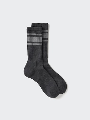 Striped Pile Socks