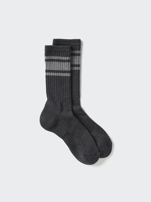 Striped Pile Socks