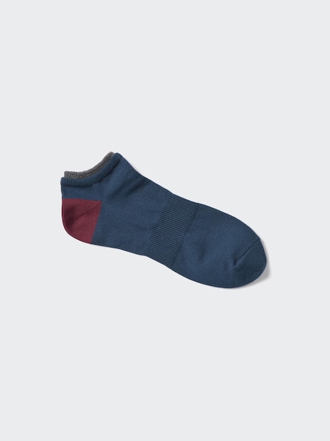 Мужские носки Uniqlo Color Block Ribbed Short Socks