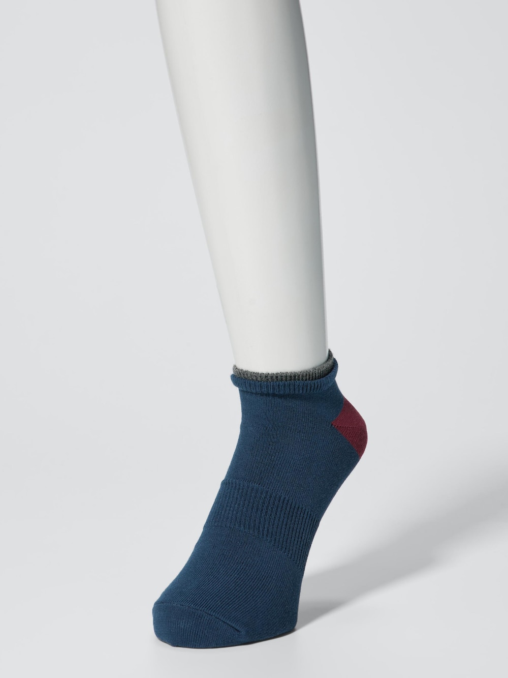 Мужские носки Uniqlo Color Block Ribbed Short Socks — фото 2