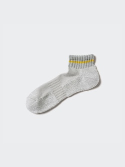 Striped Pile Short Socks