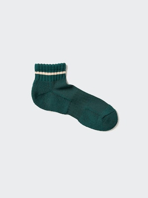 Striped Pile Short Socks