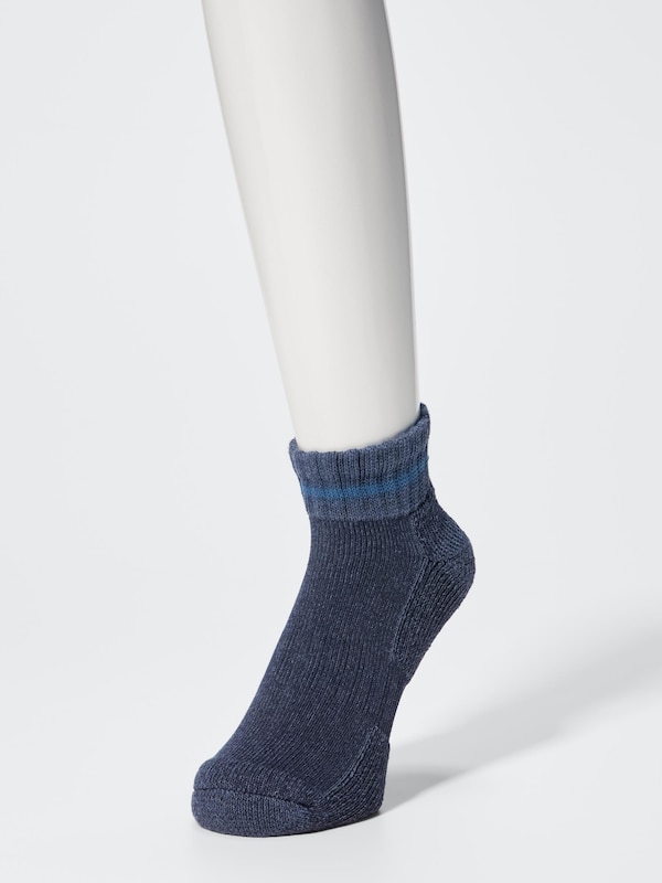 Striped Pile Short Socks