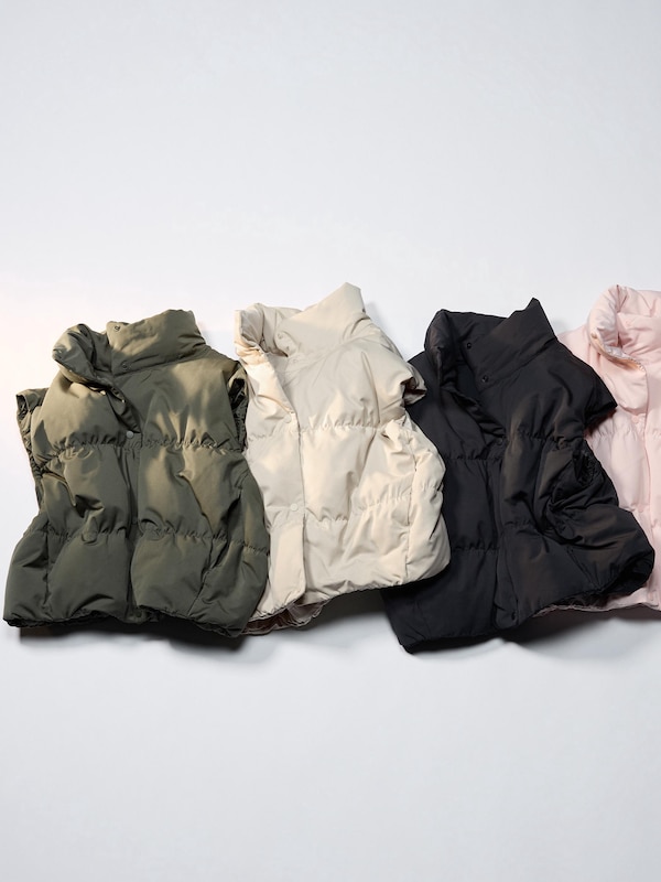 Down Cropped Vest