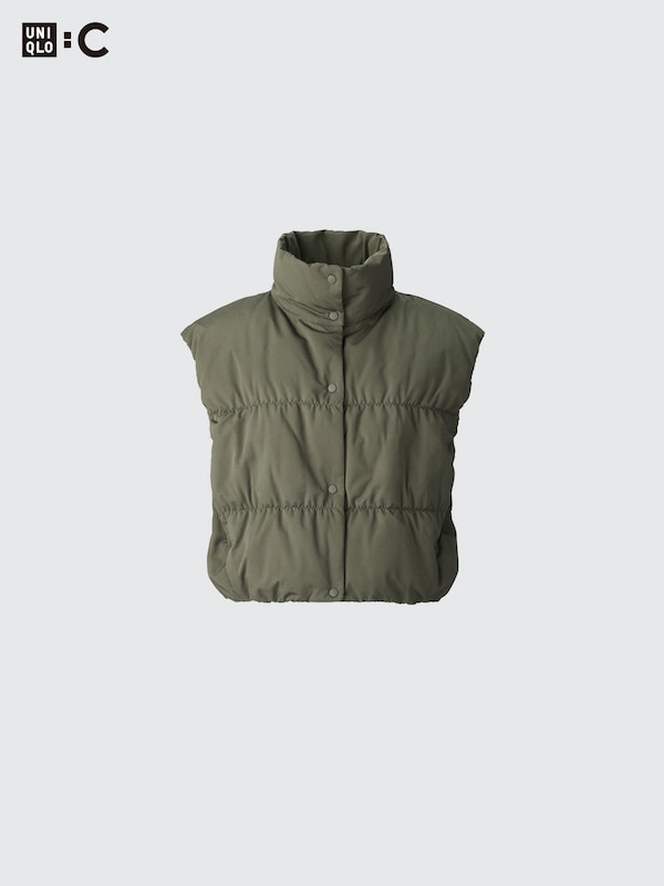 Down Cropped Vest
