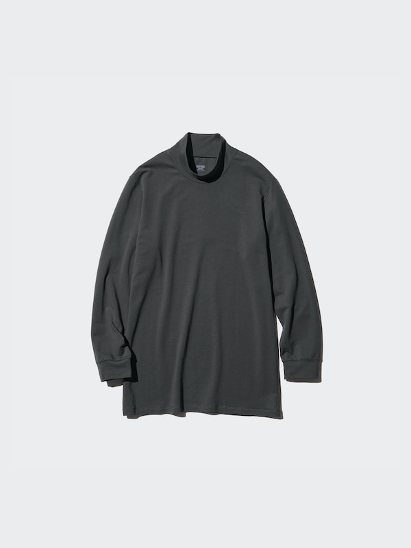 HEATTECH Cotton T-Shirt | Extra Warm | Mock Neck