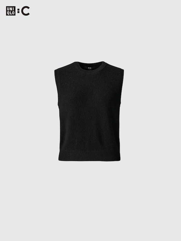 Cashmere Short Sweater | Sleeveless