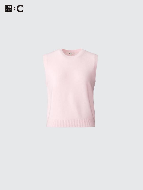 Cashmere Short Sweater | Sleeveless