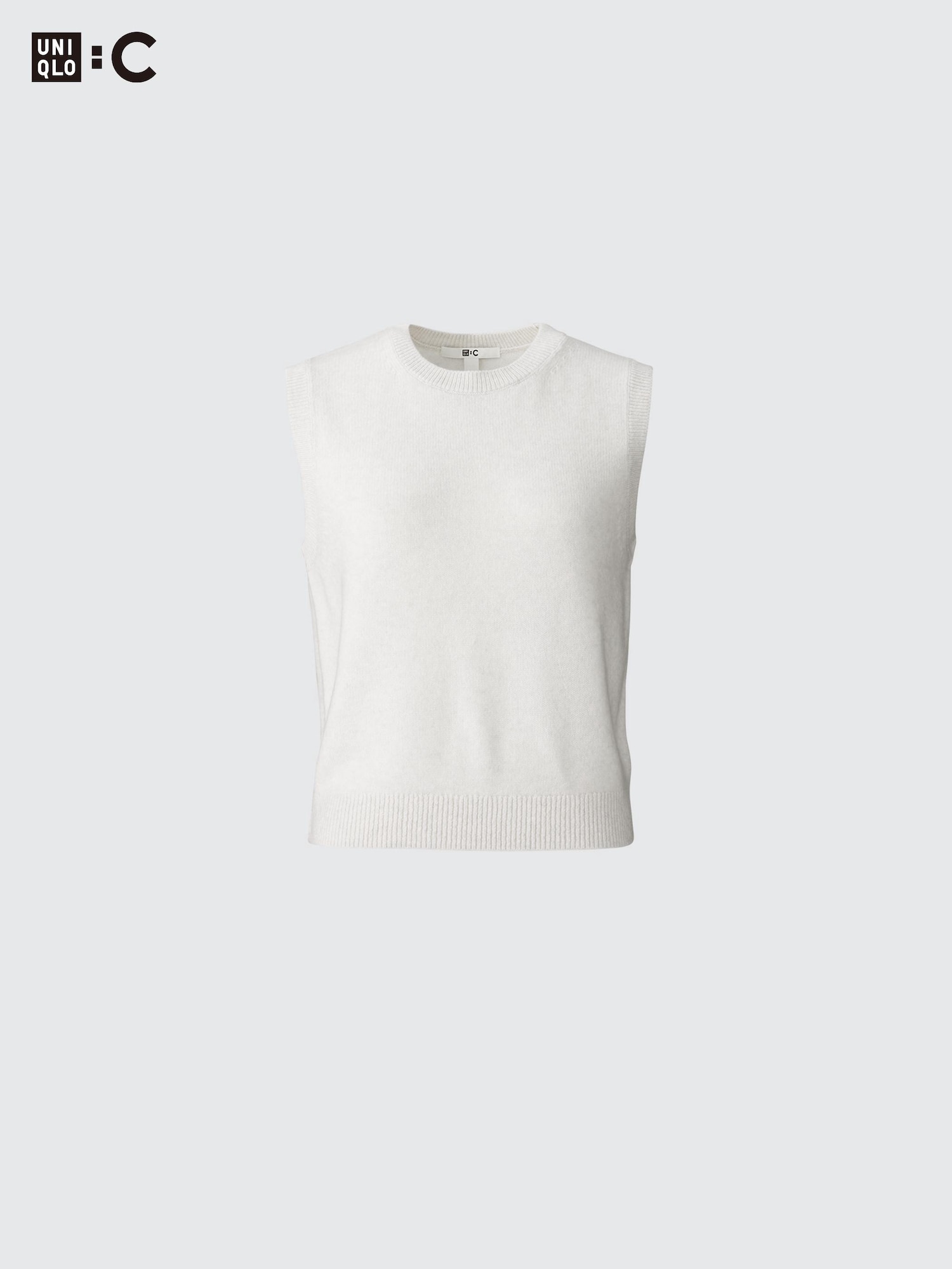Cashmere Short Sweater | Sleeveless - thumbnail 4